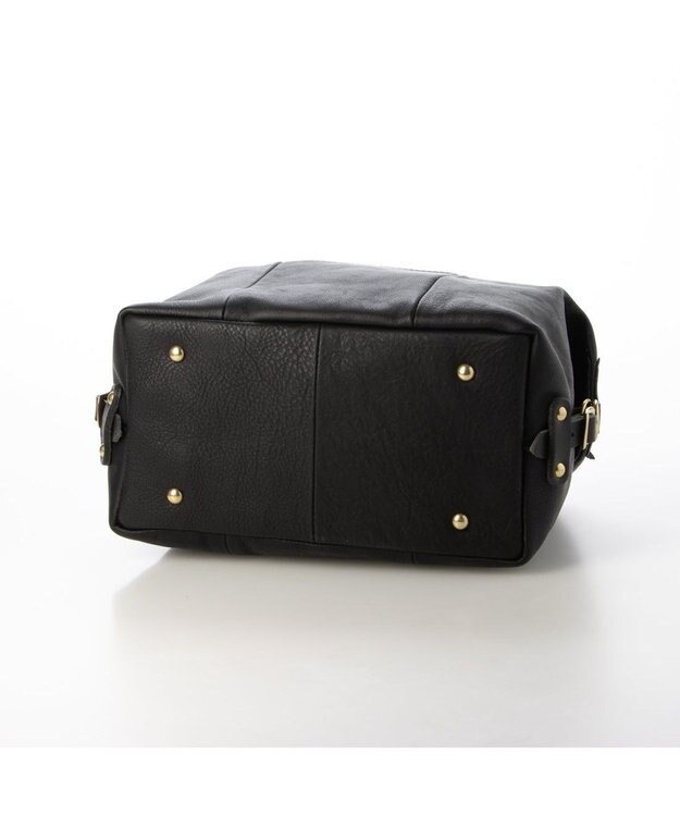 UNBILLION perche 姫路エアリーレザー2wayボストンバッグS ブラック