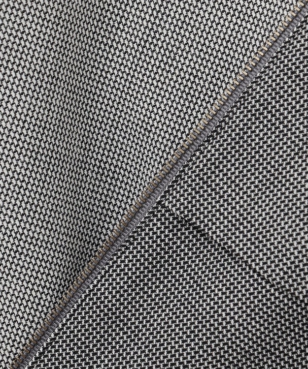 ICB L 【UVカット・洗える】ウール2WAYストレッチ ノーカラーブルゾン 無地柄系