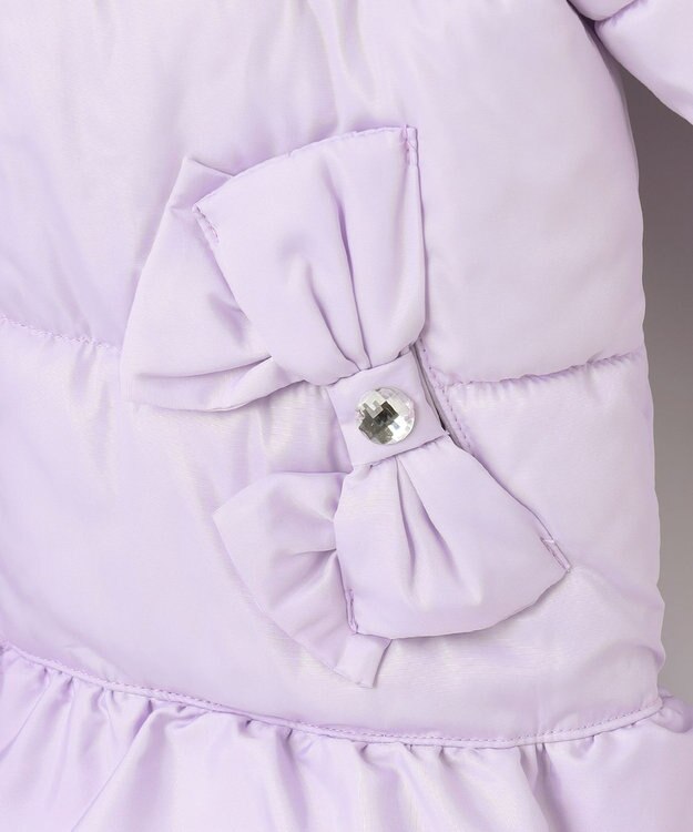 ANY KIDS 【洗濯機OK】中綿プリンセスコート ラベンダー