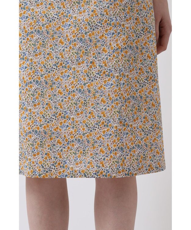 DAKS Liberty フィット&フレアーワンピース イエロー