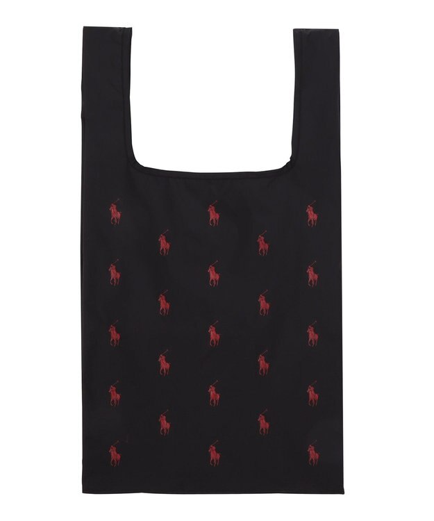 MOONBAT POLO RALPH LAUREN ポロポニー ポケッタブル レインバック ブラック