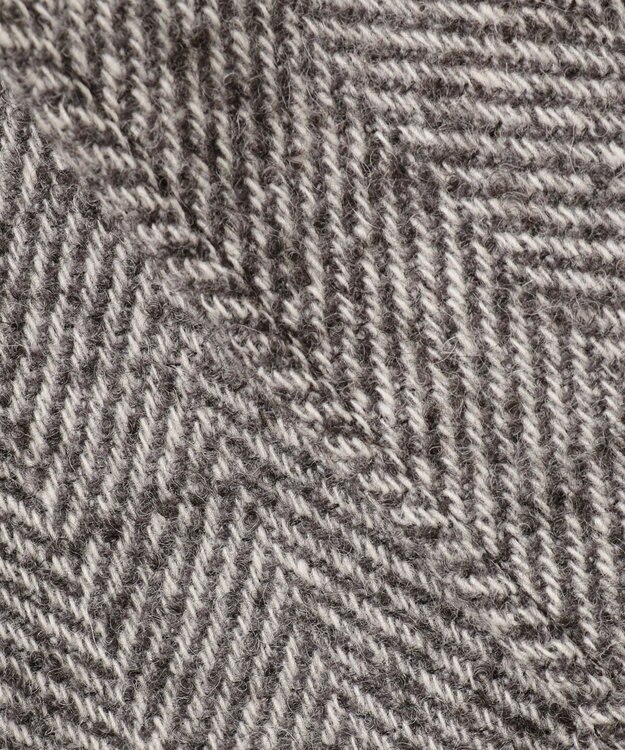 JOSEPH ABBOUD 【尾州産カシミヤブレンド素材/軽量】カシミヤブレンドアルパカヘリンボーン ステンカラーコート ライトグレー系7