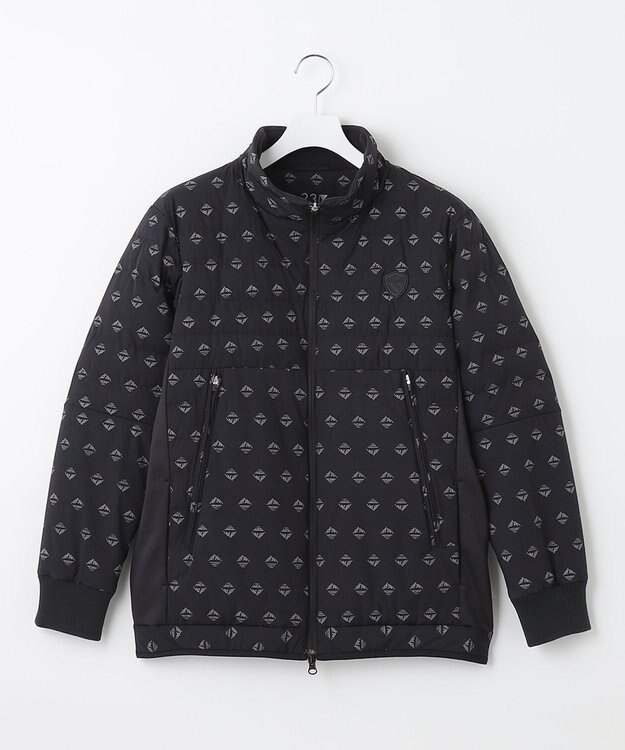 23区GOLF 【MEN】【ストレッチ・撥水】パディング中綿 ブルゾン ブラック系5