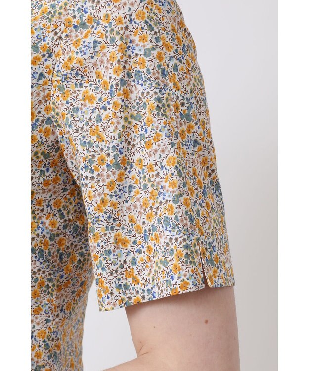 DAKS Liberty フィット&フレアーワンピース イエロー