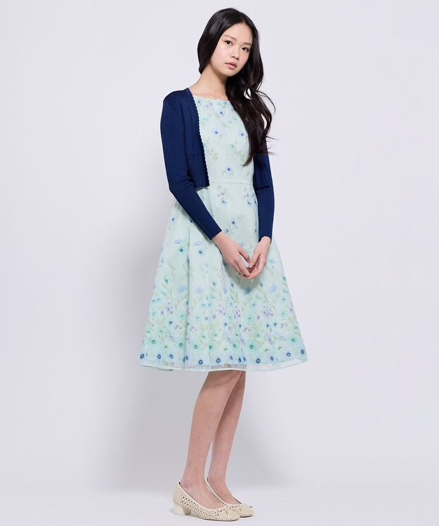 TOCCA EYELET AJISAI ボレロ ネイビー系