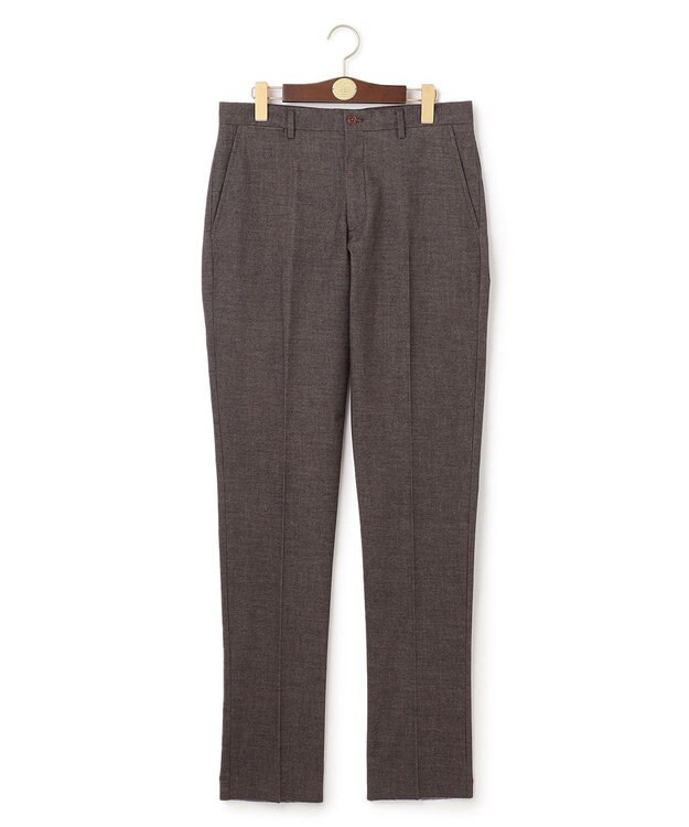 J.PRESS MEN 【ビジカジ兼用】ヤーンダイモールスキン パンツ ブラウン系