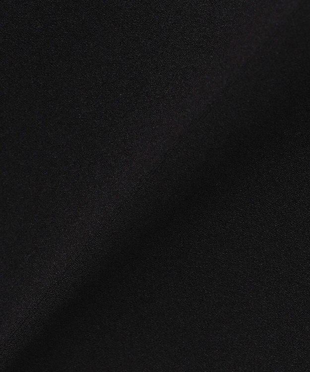 自由区 L 【17号サイズまで展開・SHIHOさん着用】ジョーゼットニット パンツ ブラック