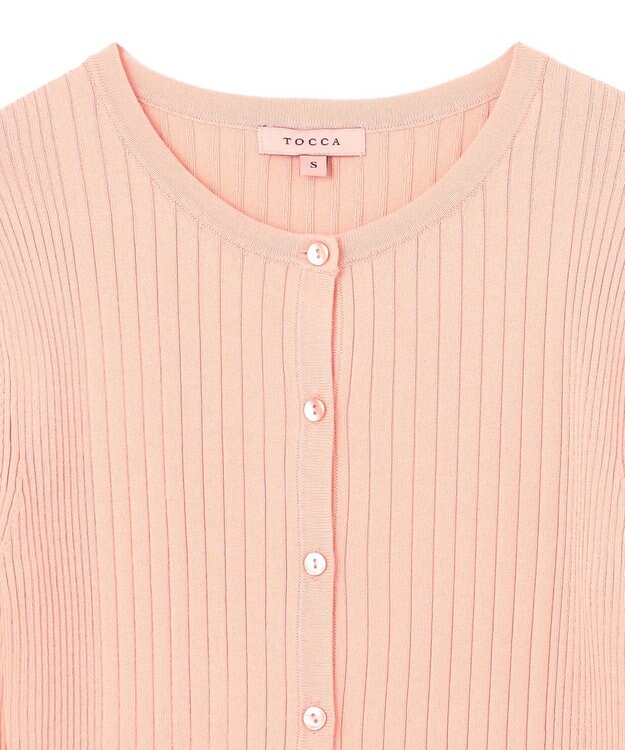 TOCCA 【大人百花掲載】【洗える】SPRING PICNIC CARDIGAN カーディガン ピンク系