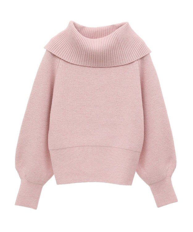 Green Parks オフショルダーニット Pink