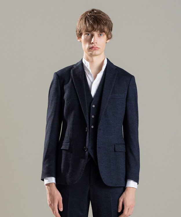 JOSEPH HOMME ドビージャージー　ジャケット ネイビー系