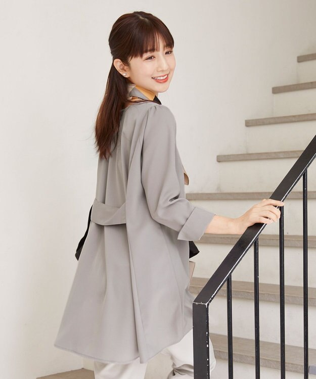 Tiaclasse 【小倉優子さん着用・選べる柄タイプ】大判スカーフ Bベージュ