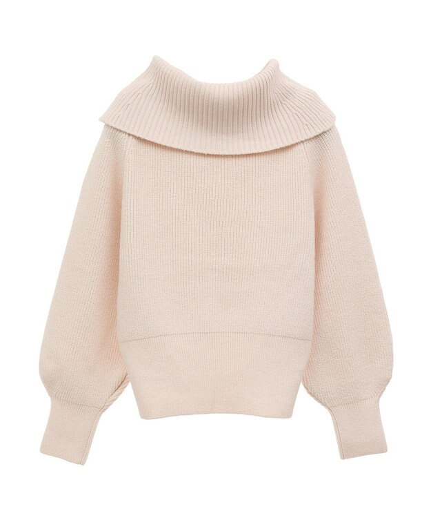 Green Parks オフショルダーニット Off White