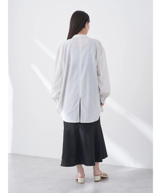 earth music&ecology Ｖネック裾切替キャミワンピース Black