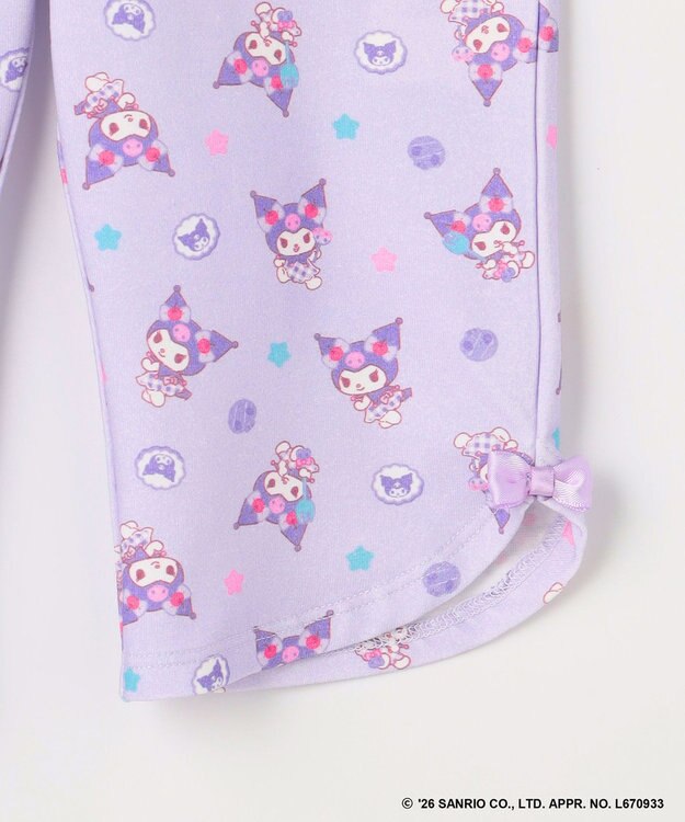 ANY KIDS 【サンリオキャラクターズ×ANY KIDS】ひんやり ファンシーレギンス クロミ×ラベンダー