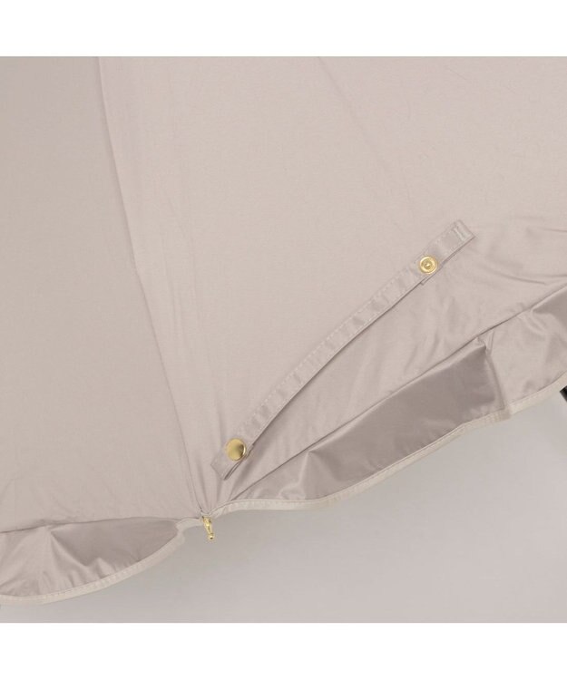 UNBILLION カシュネ cachenez / 【晴雨兼用】【日傘】 UV カット率99％以上 PUへプラムバルーンショートパラソル ダークベージュ