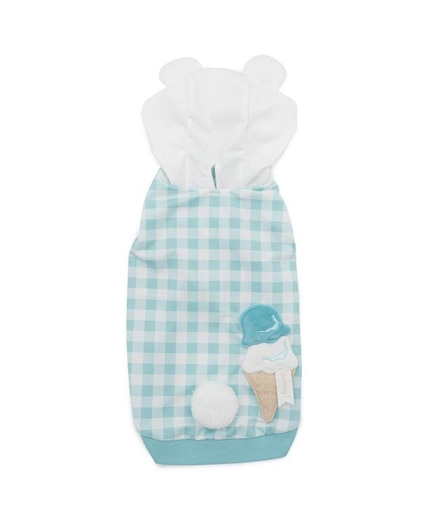 PET PARADISE ペットパラダイス くまさん エコメイド タンクトップ 《 アイス柄》 小型犬 グリーン