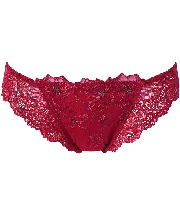 WACOAL Ｔバック ショーツ 【ハグするブラ】 BXB478とペア はきこみ丈あさめ バックのかぶりが広め ソング レディース PXB478 /ワコール レッド