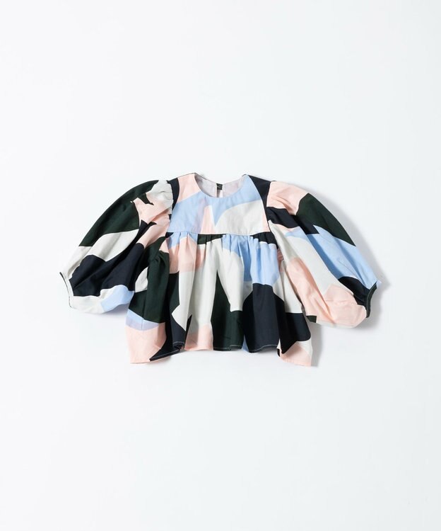 TRICOTE PUZZLE PUFF SLEEVES 72PINK