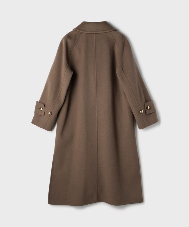 GRACE CONTINENTAL ウールカシミヤリバーコート ブラウン