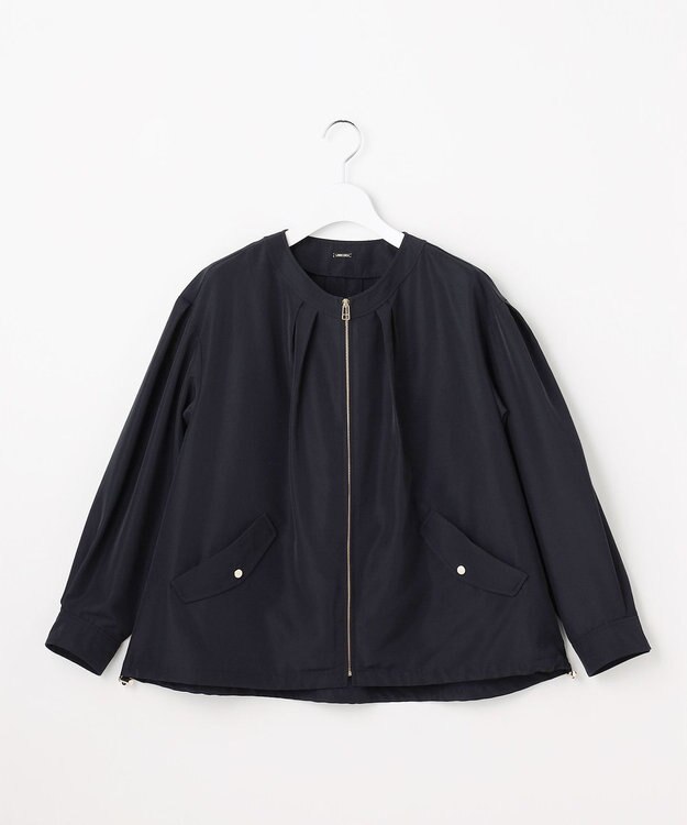 ANY SIS 【花粉リリース】スプリングコンフォート ブルゾン ネイビー