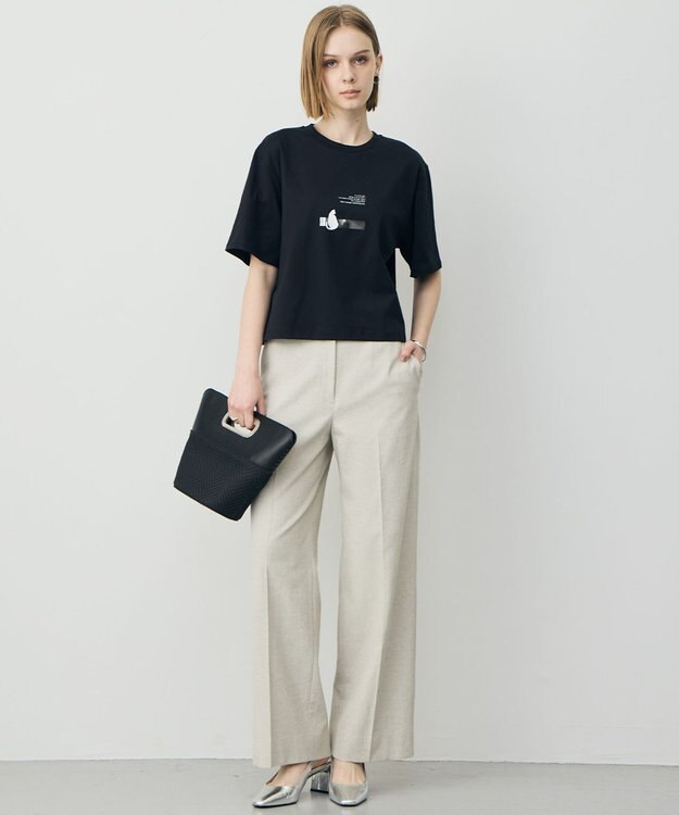 ICB ロゴTEE（猫モチーフ） ブラック