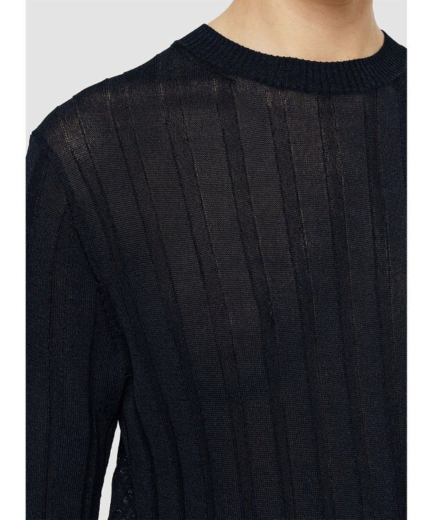 JOSEPH 【洗える】クリスピーレーヨン　ニットTシャツ Navy
