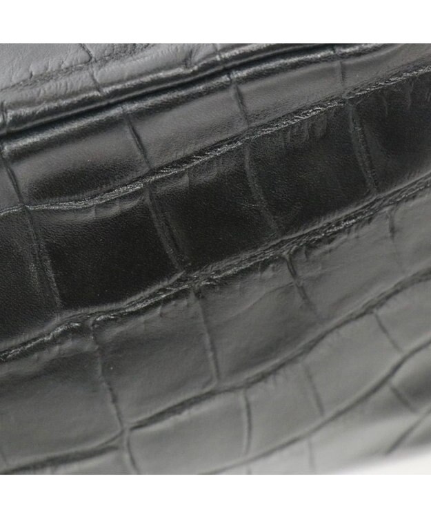 Regalo Felice 【大容量 / 本牛革 / クロコ型押し】ショルダー / REGALO BK(ブラック）