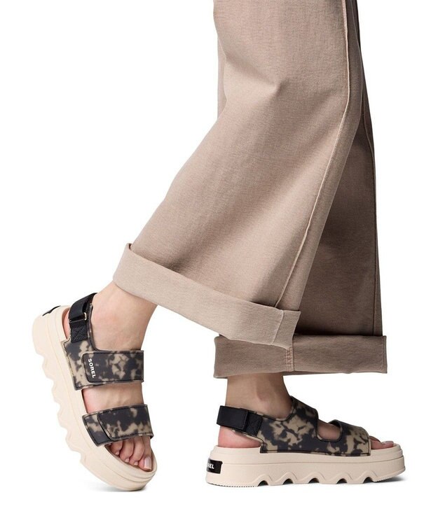 SOREL SOREL/ キネティックサンチェイス アンクルストラップ /ソレル Black Chalk