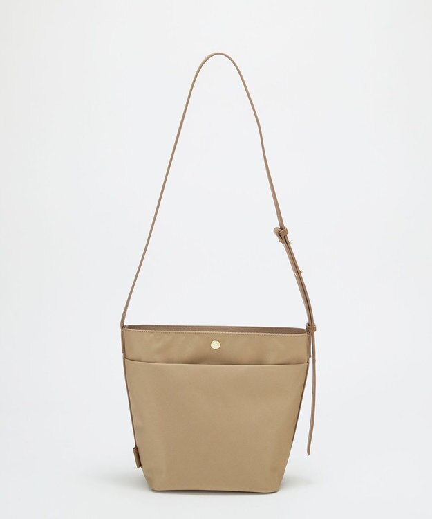 TOPKAPI 【Breath TOPKAPI】LINEA リネア レザーコンビ バケット ショルダーバッグ ブラウン