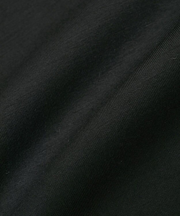 earth music&ecology フリルヘムドッキングプルオーバー Black