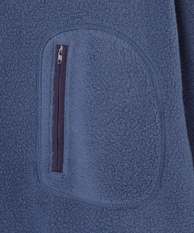 J.PRESS YORK STREET 【UNISEX】フリース クルーネックプルオーバー ブルー系