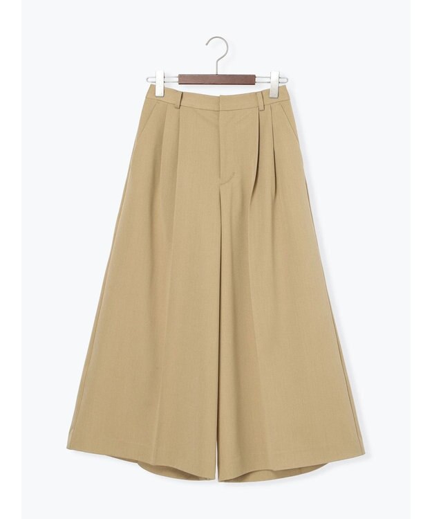 Te chichi フレアガウチョパンツ ベージュ