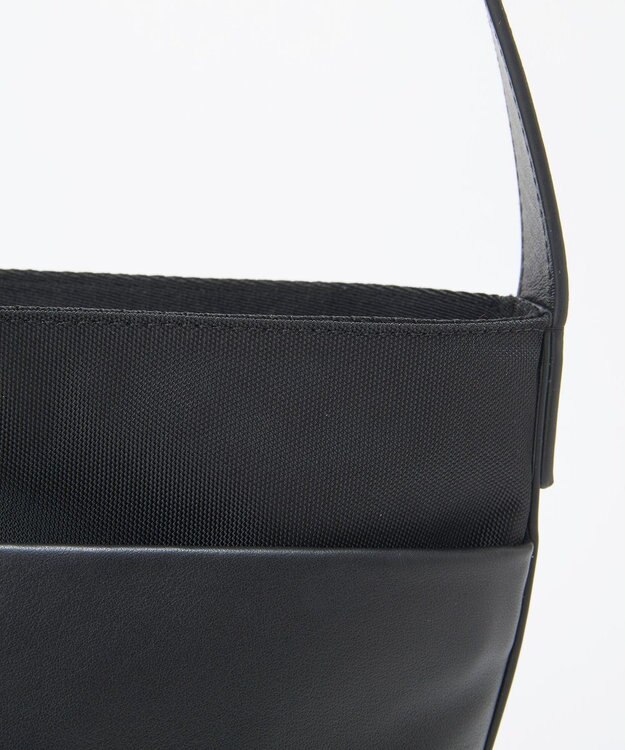 TOPKAPI 【Breath TOPKAPI】LINEA リネア レザーコンビ バケット ショルダーバッグ ブラック