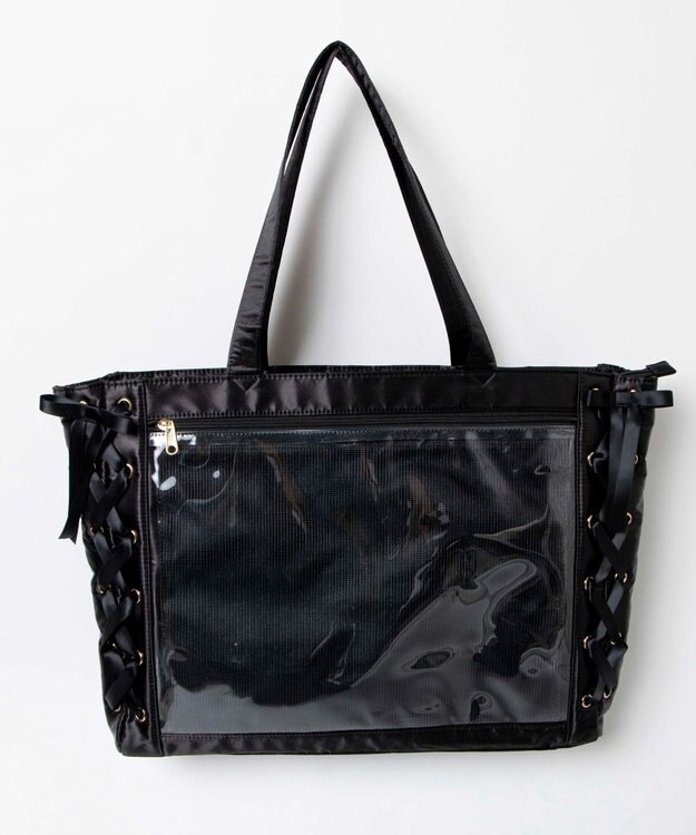 WEGO 【痛バ＆推し活】レースアップ痛バッグL ブラックその他