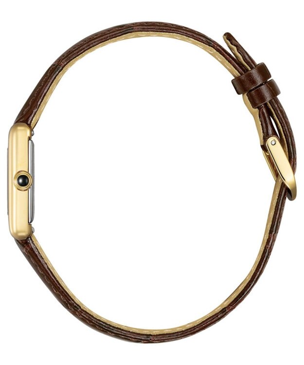 CITIZEN 【クラシカルなスクエアケース】イエローゴールドが華やかな腕時計 EG2797-13A イエローゴールド