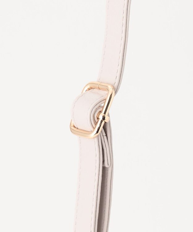 ANY SIS 【2WAY】サイドベルトブガッティ バッグ ベージュ