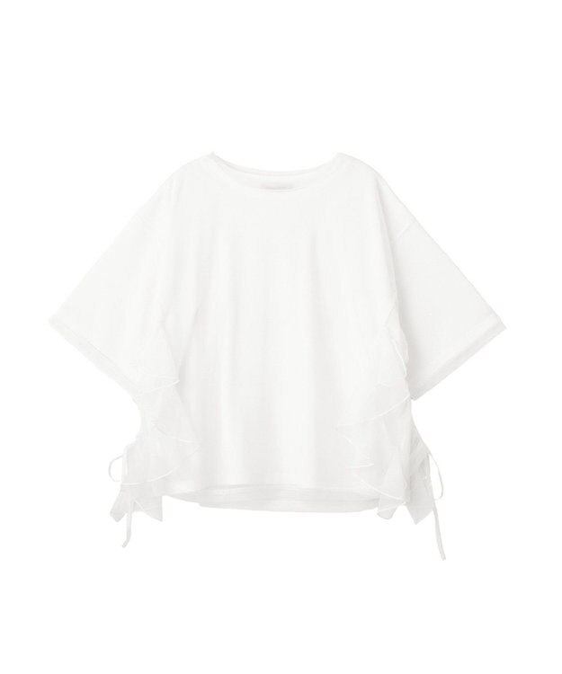Green Parks ＳＥＴ２点チュール＋半袖ＴＥＥ Off White