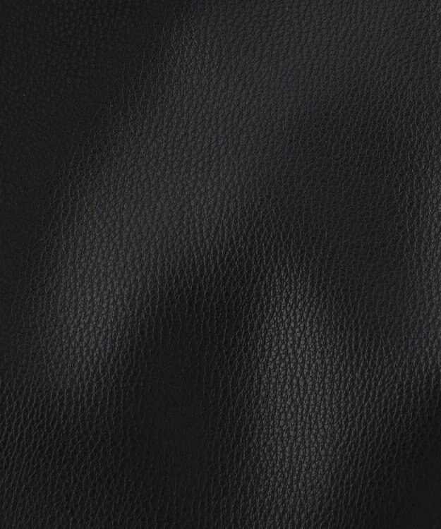 UNBILLION cachecache 丸手根革スクエアトートバッグ ブラック