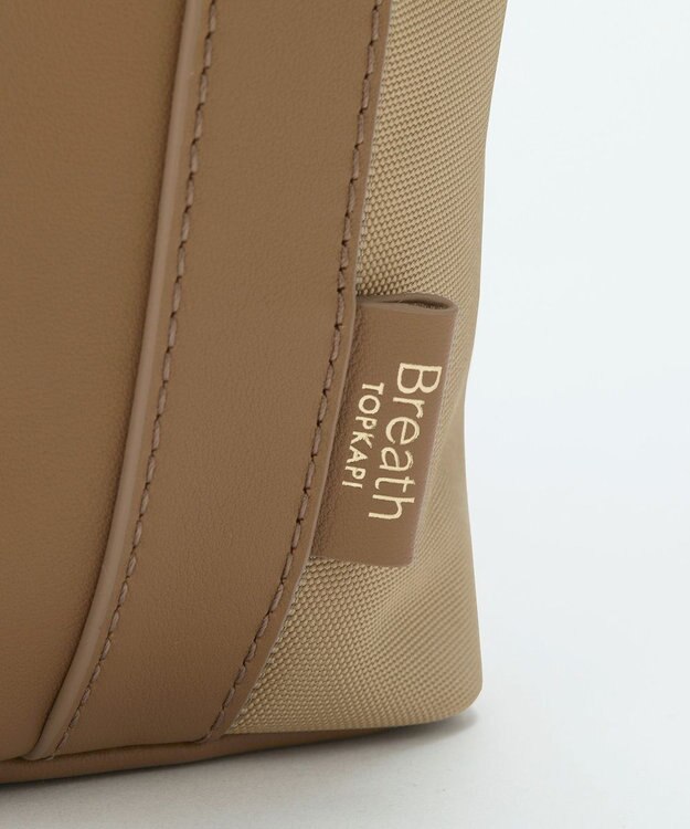 TOPKAPI 【Breath TOPKAPI】LINEA リネア レザーコンビ バケット ショルダーバッグ ブラウン