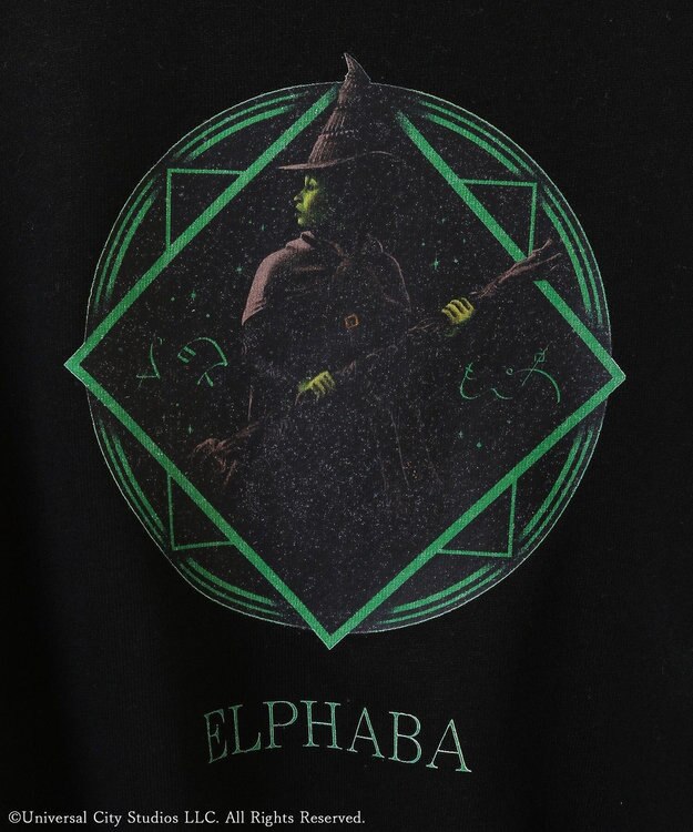 Green Parks ■ＷＩＣＫＥＤ　グラフィックショートスウェット Black