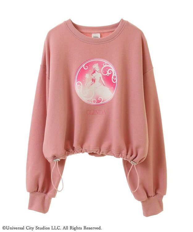 Green Parks ■ＷＩＣＫＥＤ　グラフィックショートスウェット Pink