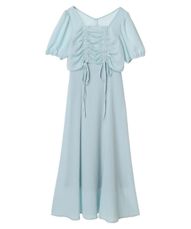 earth music&ecology ＳＥＴ２点パフスリーブブラウス＋キャミワンピース Mint