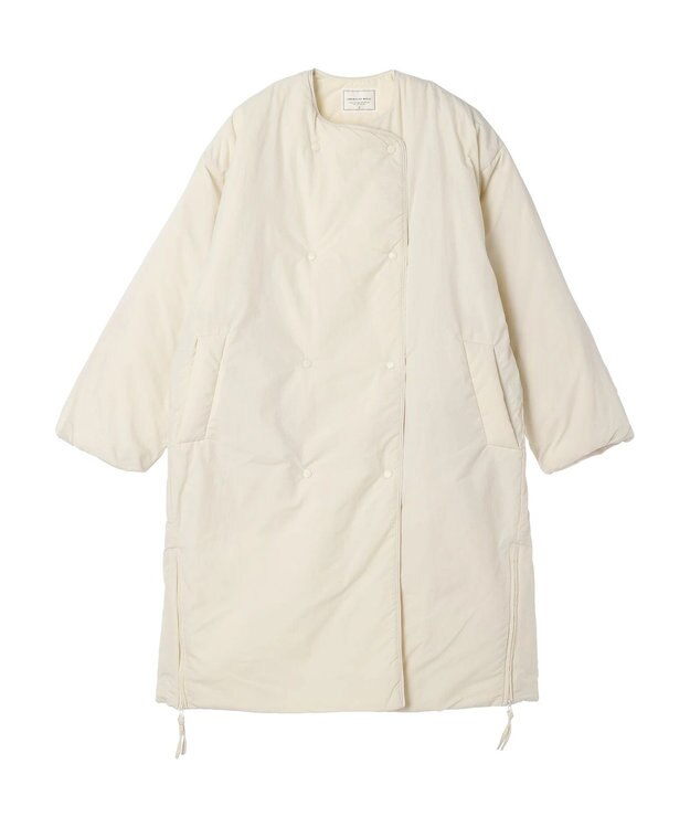 AMERICAN HOLIC キルポカ撥水加工サイドＺＩＰコート Ivory