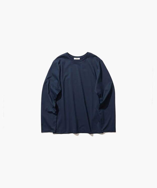 ATON SUVIN 60/2 | パーフェクトロングスリーブTシャツ BLUE