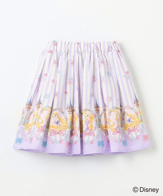 ANY KIDS 【ディズニープリンセス/フローズン】総柄 スカート ラベンダー<ラプンツェル>