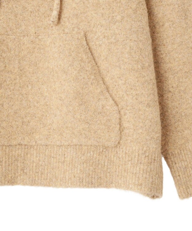 CRAFT STANDARD BOUTIQUE 起毛ニットフーディ Gray