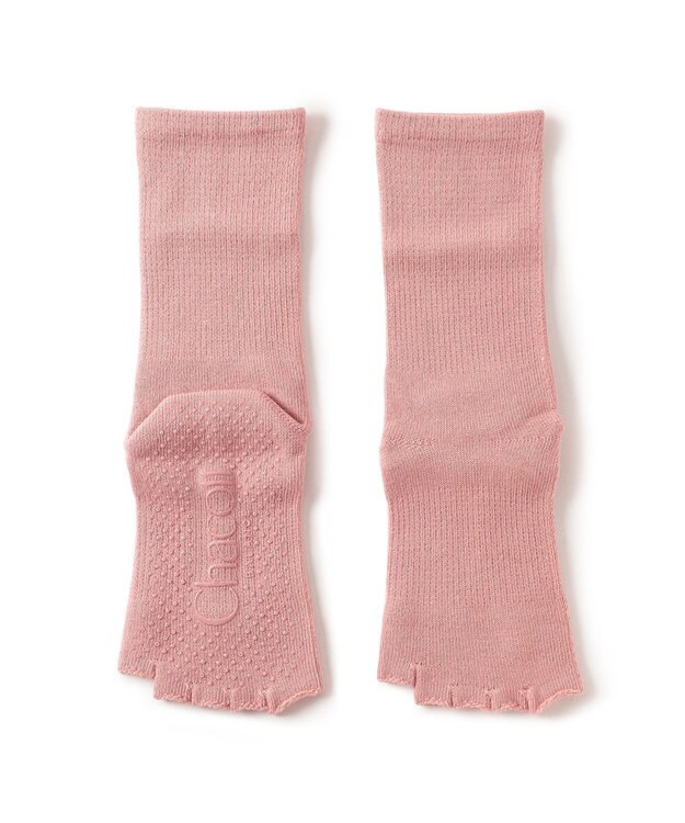 Chacott Chacott BALANCE5本指グリップソックス グレイッシュローズ