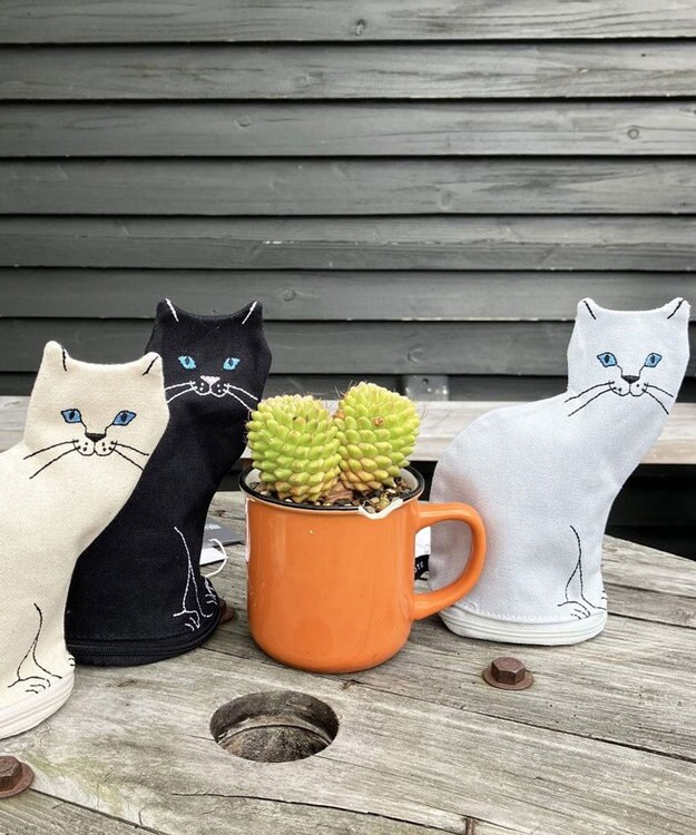 ROOTOTE 1117【ネコポーチ】EU.ウイズルー.オスワリネコ-A 02：ハイ