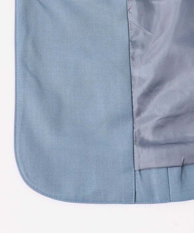 組曲 KIDS 【150-170㎝】 チェックワンピース＆T/Rジャケットセット サックスブルー