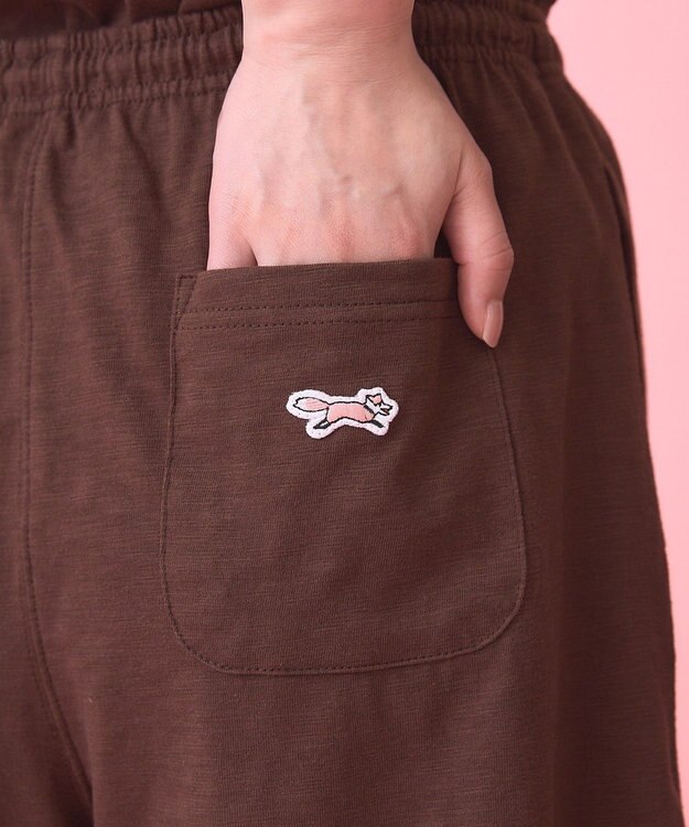 AMERICAN HOLIC 【PENNEY'S】配色ポロ+ショートパンツ Brown